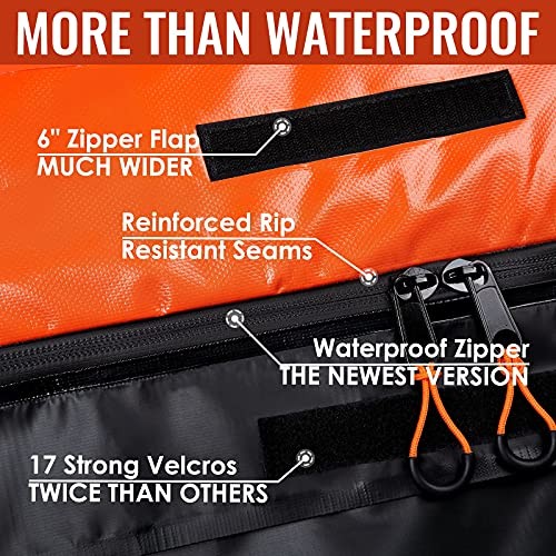 Car Rooftop Cargo Carrier Bag, 21 Cubic Feet 100% Waterproof Heavy Duty 840D - Image 4