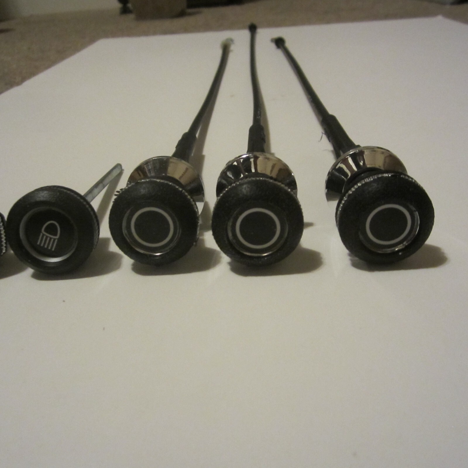 Fits 78-86 Jeep CJ 5, 7, 8 Heater Control Cables W/ Fan Wiper Headlamp Knobs - Image 3