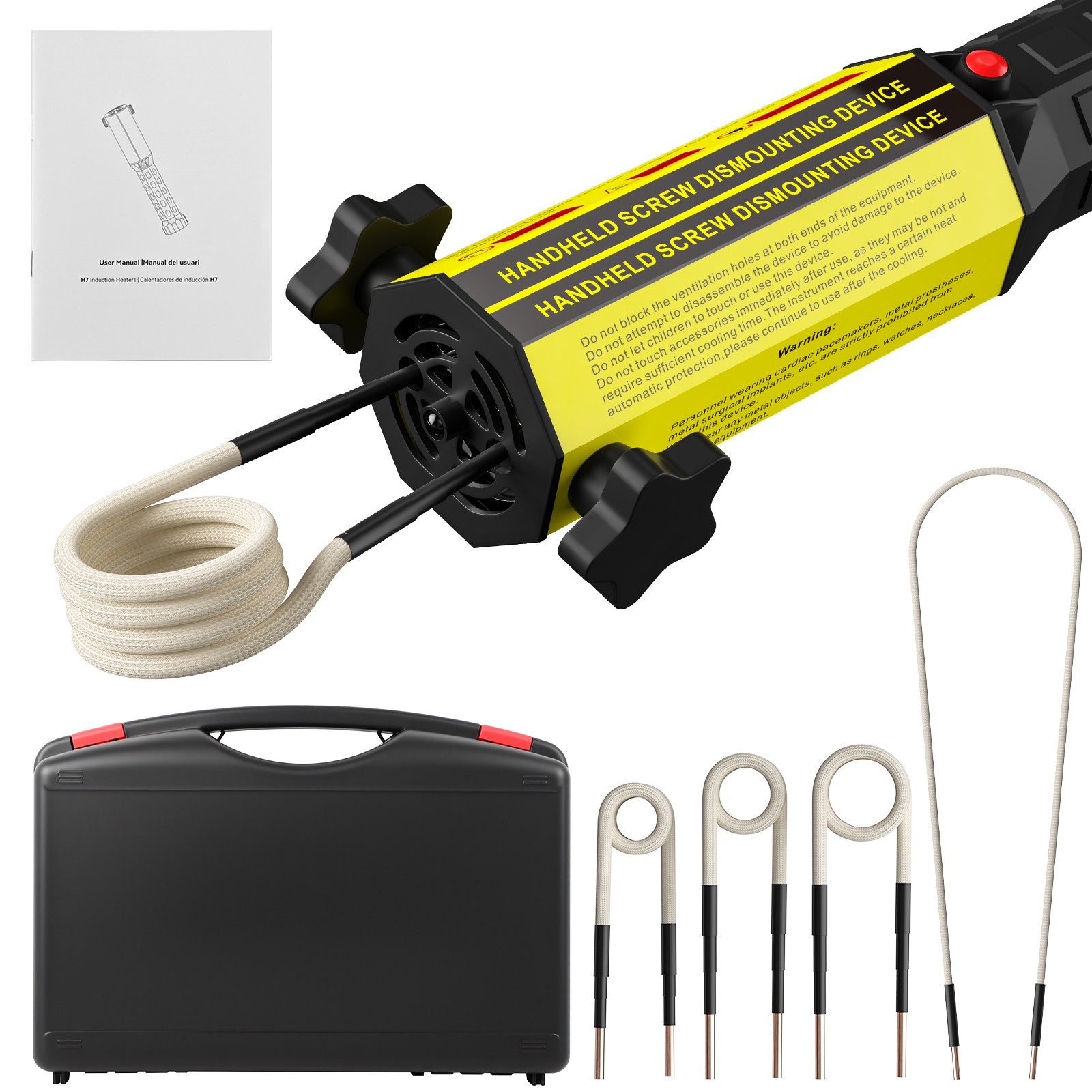 Magnetic Induction Heater Kit for Automotive 1472℉/800℃ Quick Pre-heat 1100W - Image 4