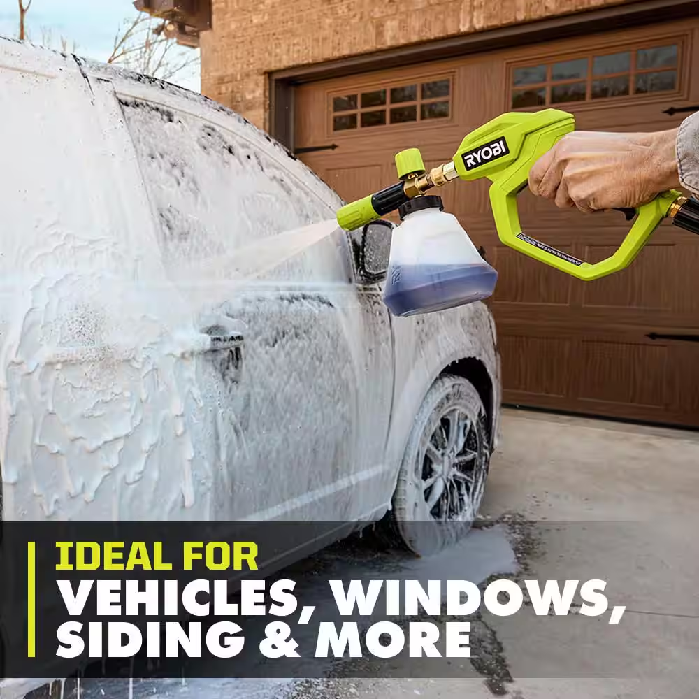 Premium Pressure Washer Foam Blaster W/ Automotive Accessory Kit and 1/4 In. X 5 - Image 3