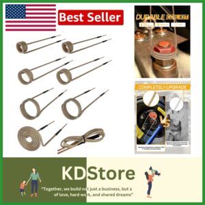 Magnetic Induction Heater Coil Kit 7 Coils + Free Forming Coil for Automotive...
