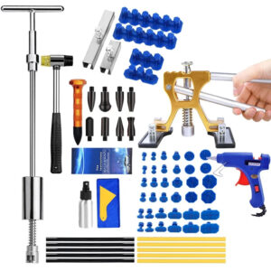 Car Dent Removal Puller Tool Paintless Repair Kit 18+ Suction Cup Garage Tools