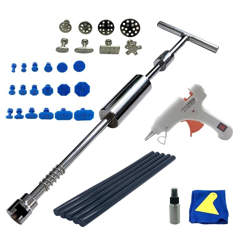 Suction Cup Garage Tools Car+ Dent Removal Puller Tool Paintless Repair Kit 18 - Image 3