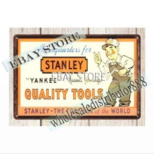 Tools automotive garage mancave metal tin sign workshop garage repair hardware