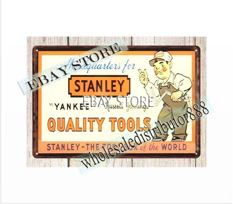Tools automotive garage mancave metal tin sign workshop garage repair hardware