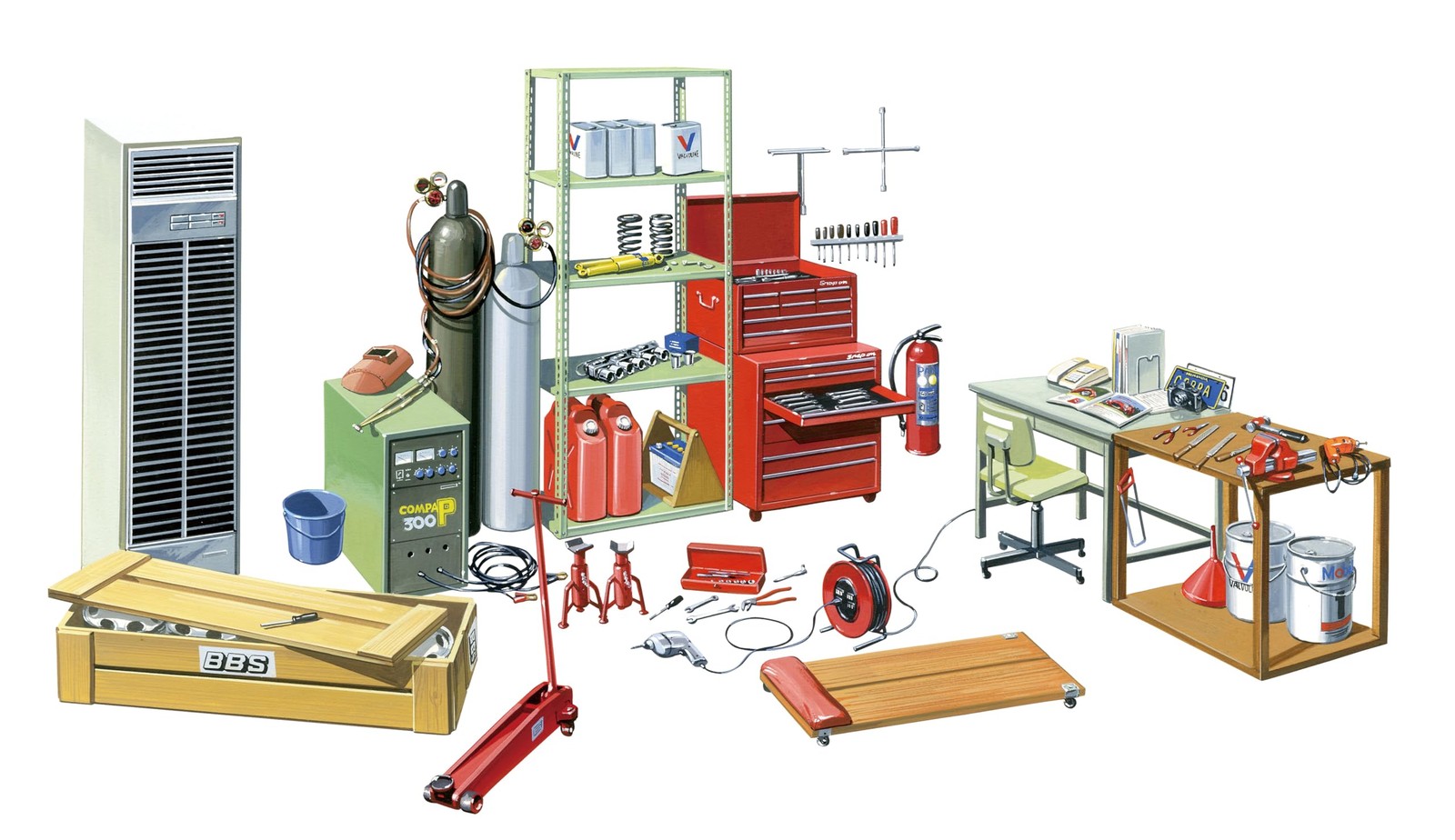 Fujimi Model 1/24 Garage & Tools Series No.1 Garage GT-1