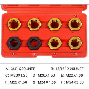Home Garage Projects Automotive Repair Alloy Threading Tool Compact Tool Kit