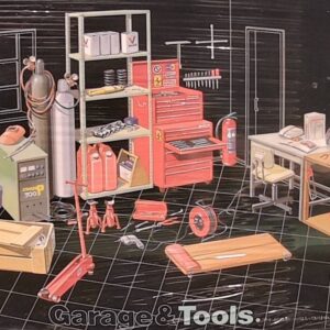 FUJIMI - GARAGE & TOOLS - AUTO SHOP - 1987 VINTAGE MODEL - 1:24 - KIT #GT2-1000