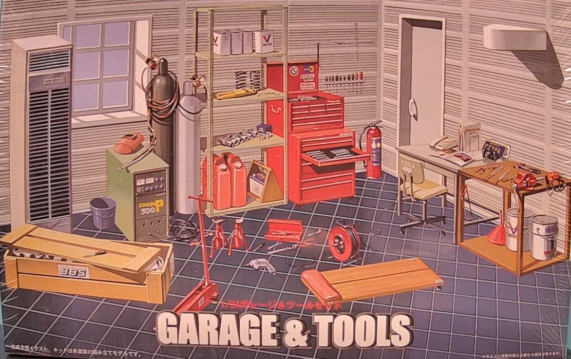 FUJIMI - GARAGE & TOOLS - AUTO SHOP - 2005 VINTAGE MODEL - 1:24 - KIT #GT-15