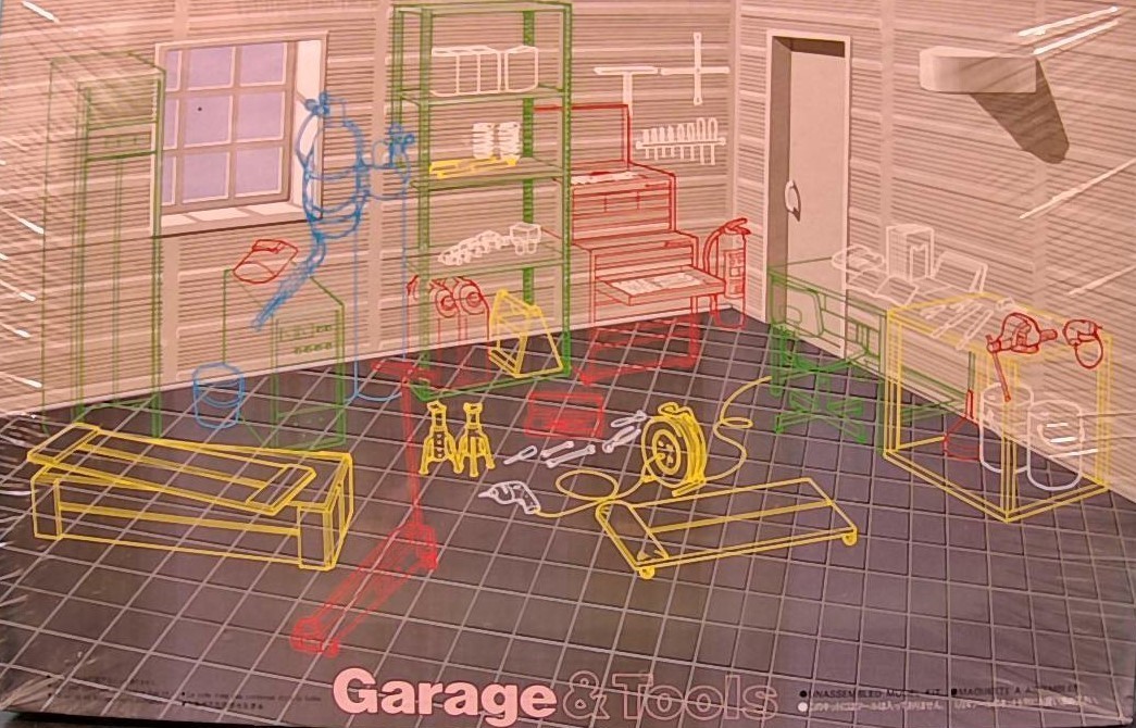 FUJIMI - GARAGE & TOOLS - AUTO SHOP - 1987 VINTAGE - 1:24 - KIT #GT1-1500/ 11031