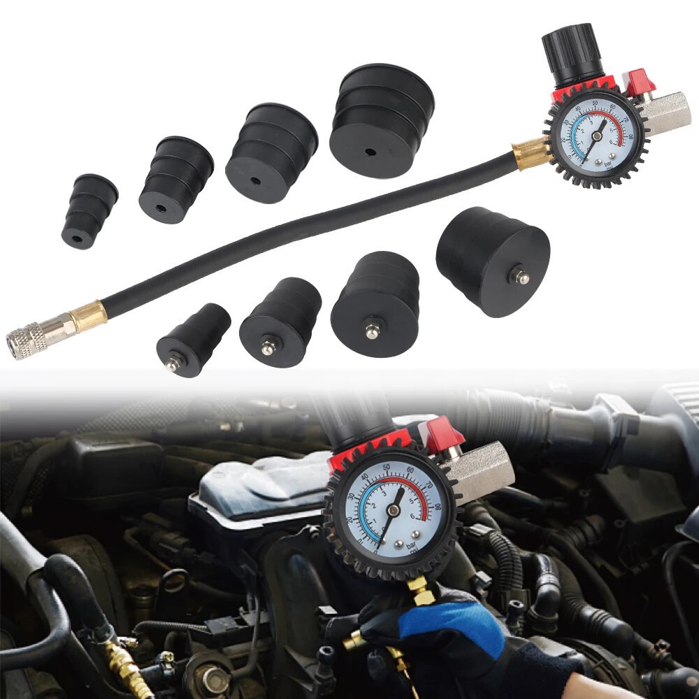 9Pcs Automotive Testing Kit For Turbocharger System Leak Detection (30mm-90mm) - Image 3