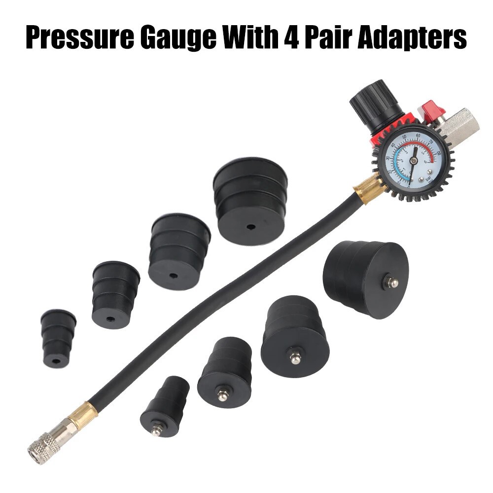 9Pcs Automotive Testing Kit For Turbocharger System Leak Detection (30mm-90mm) - Image 4