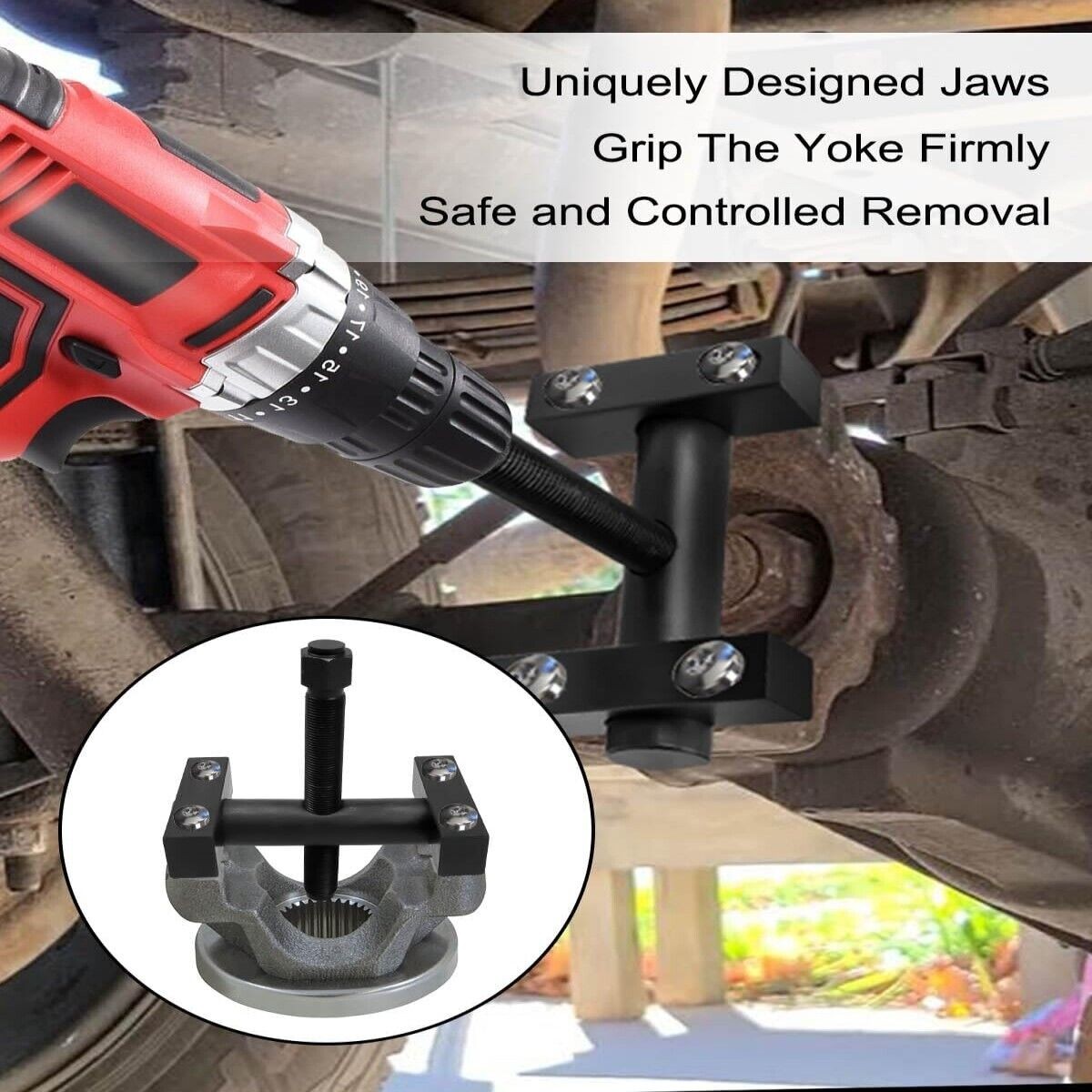 Tool Automotive Heavy Duty Yoke Puller 10850 for Class 1-2 Trucks Cars Equipment - Image 3