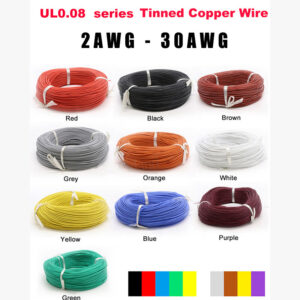 2-30AWG Soft Silicone Stranded Copper Automotive Equipment Cable Electrical Wire