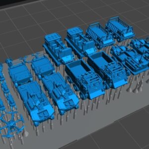 1/350/400/700 Modern support equipment vehicle Unpainted
