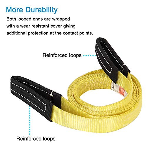 XSTRAP 2PK 8FT Lift Sling Web Strap/Wear Guard End () 2pk 1''x8' - Image 5
