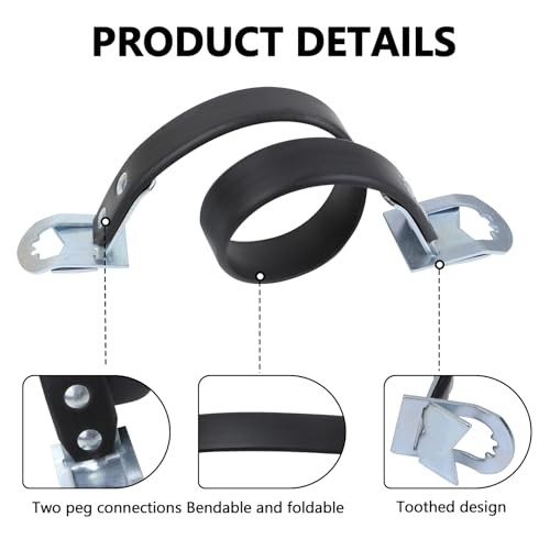 Car Battery Carrier Strap, 16.54" Automotive Battery Side Lift Strap, Metal - Image 3