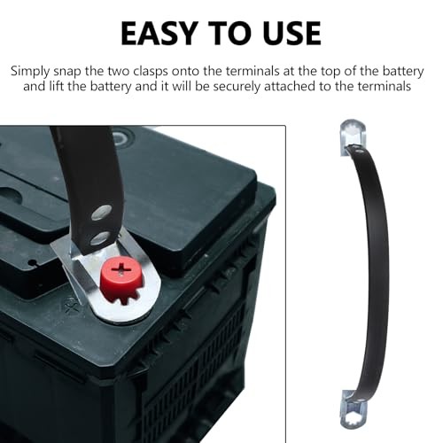 Car Battery Carrier Strap, 16.54" Automotive Battery Side Lift Strap, Metal - Image 5
