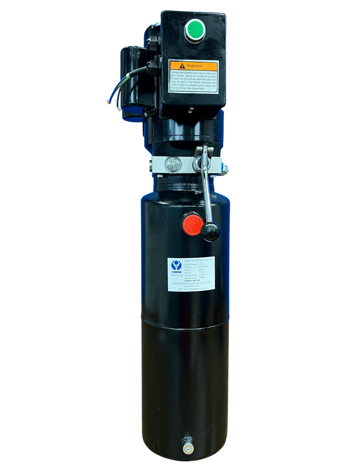 3PH 12L Vertical Hydraulic Power Unit Auto Hydraulic Pump Vehicle Car Hoist Lift - Image 2