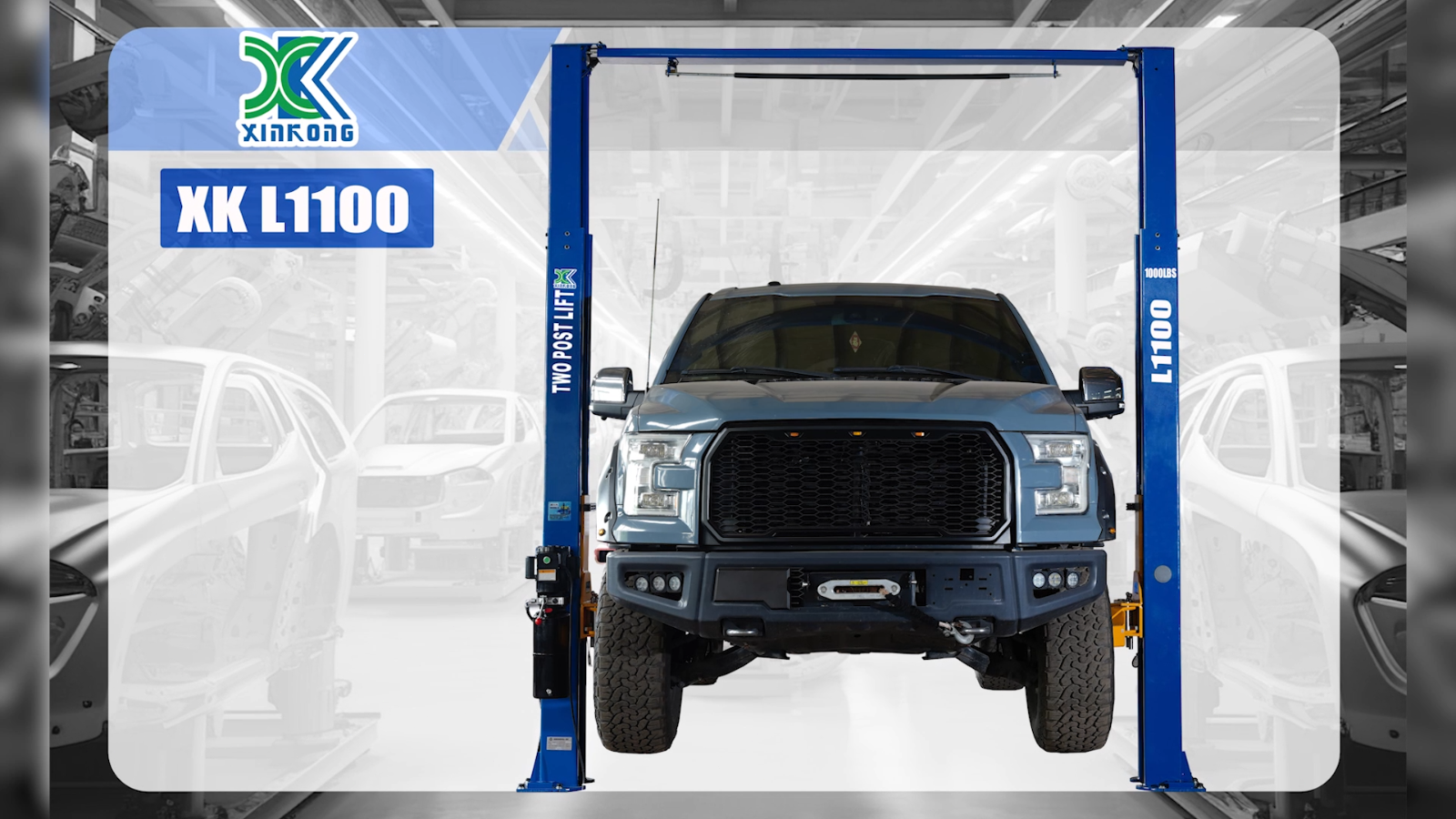 XK L1100 2 Post Lift 10,000lbs Two Post Lift Auto Lift Car Lift Hoist 220V Tools - Image 2