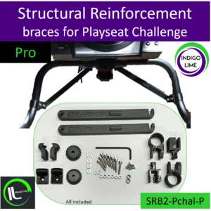 Playseat Challenge Wheel Plate Structural Reinforcement braces. Pro. Gen1