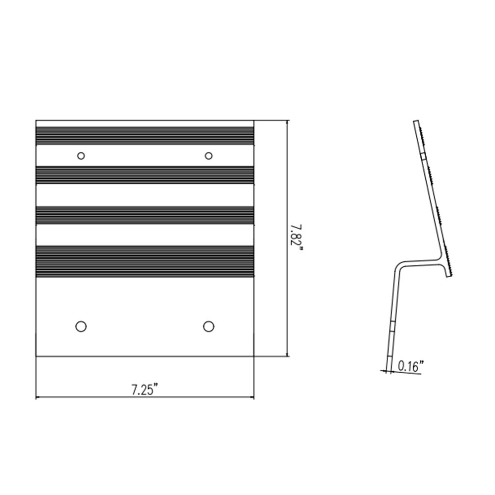 Truck Loading Ramp Ladder Slope Fittings 8inch Alloy Ramps B7B4 - Image 5