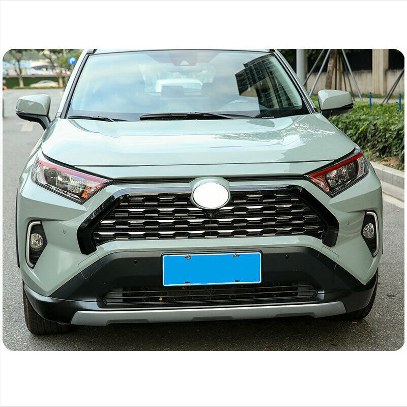 For Toyota RAV4 2019-2025 Bright Black Center Mesh Grille Grill Strip Cover Trim - Image 4