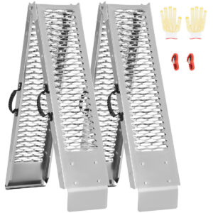 VEVOR 1000 lbs Steel Ramps 2Pcs Heavy-duty Loading Ramps with Handles