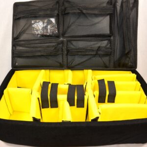 2026 Yellow Padded Dividers fit Harbor Freight Apache 5800 case + Lid Organizer