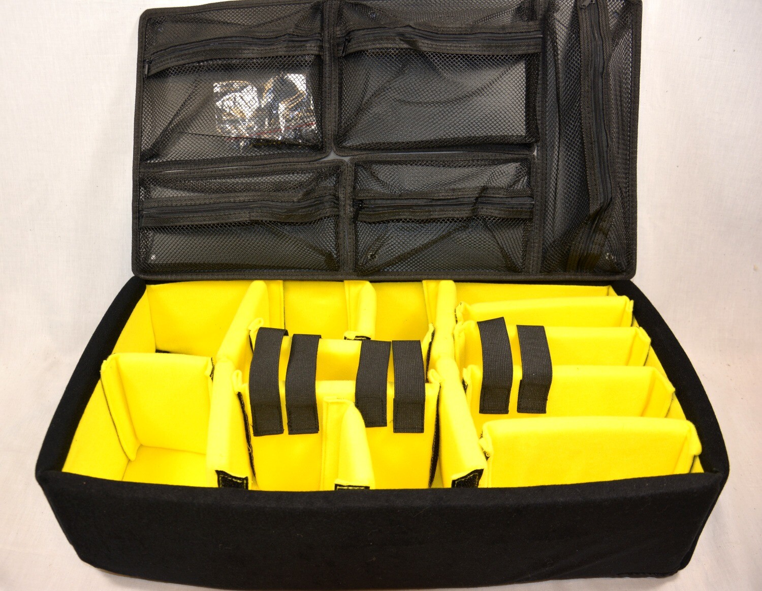 2026 Yellow Padded Dividers fit Harbor Freight Apache 5800 case + Lid Organizer