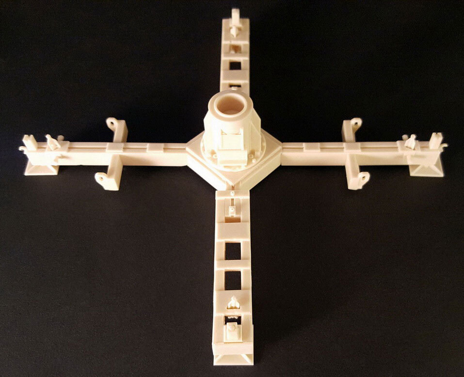 Custom-Scales 1/35 Behelfslafette Makeshift Mount for Heavy Combat Equipment