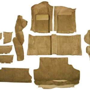 1979-1982 Porsche 924 Carpet -Cutpile |Fits Small Spare Tire Only Complete