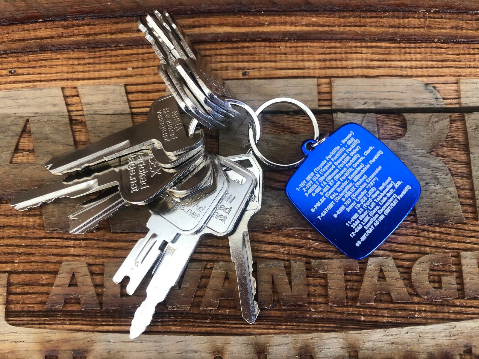 13 pc Forklift Heavy Equipment / Construction Ignition Key Set - Image 2
