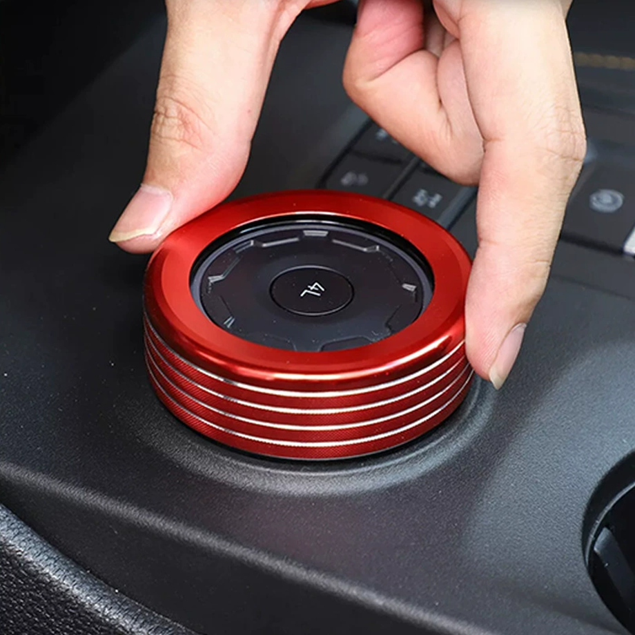 Car Drive Mode Knob Cover Trim Ring For Ford Ranger Raptor 23-25 Accessories Red - Image 5