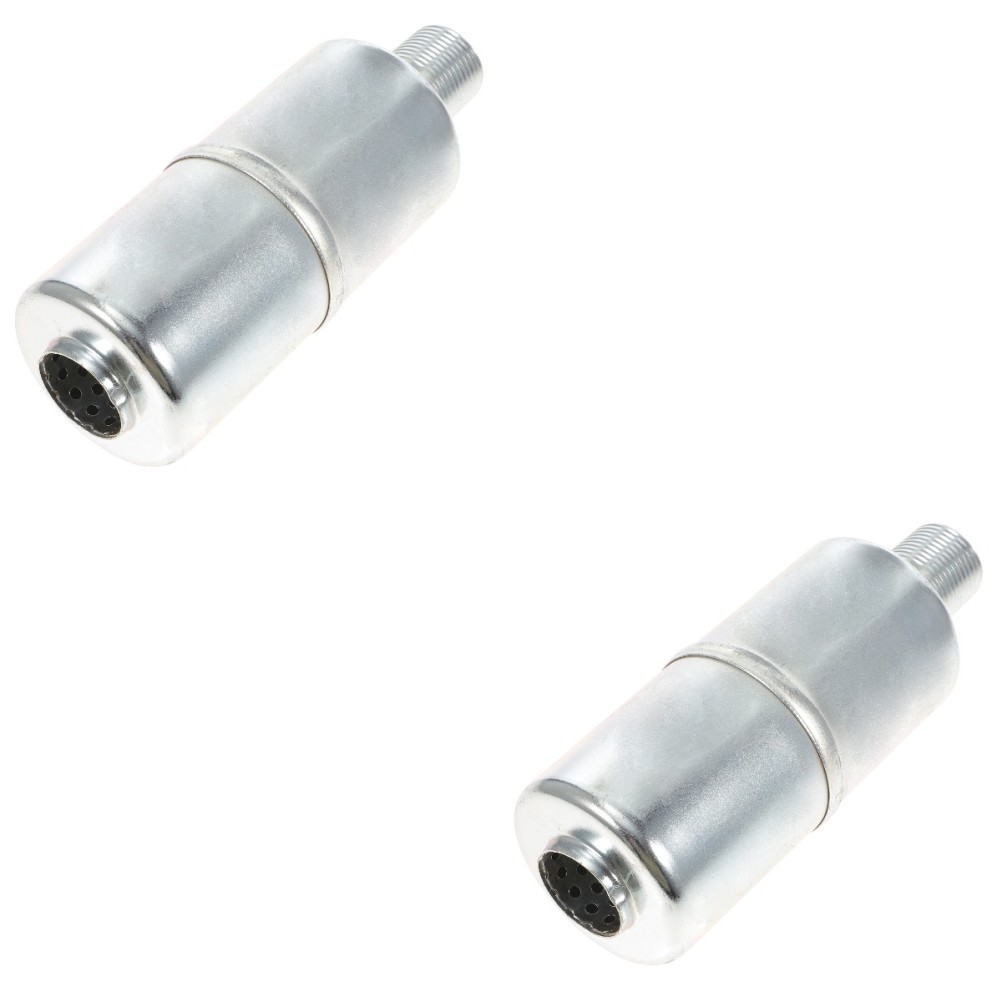 Set of 2 Universal Motorcycle Exhaust Garden Equipment Engine Muffler