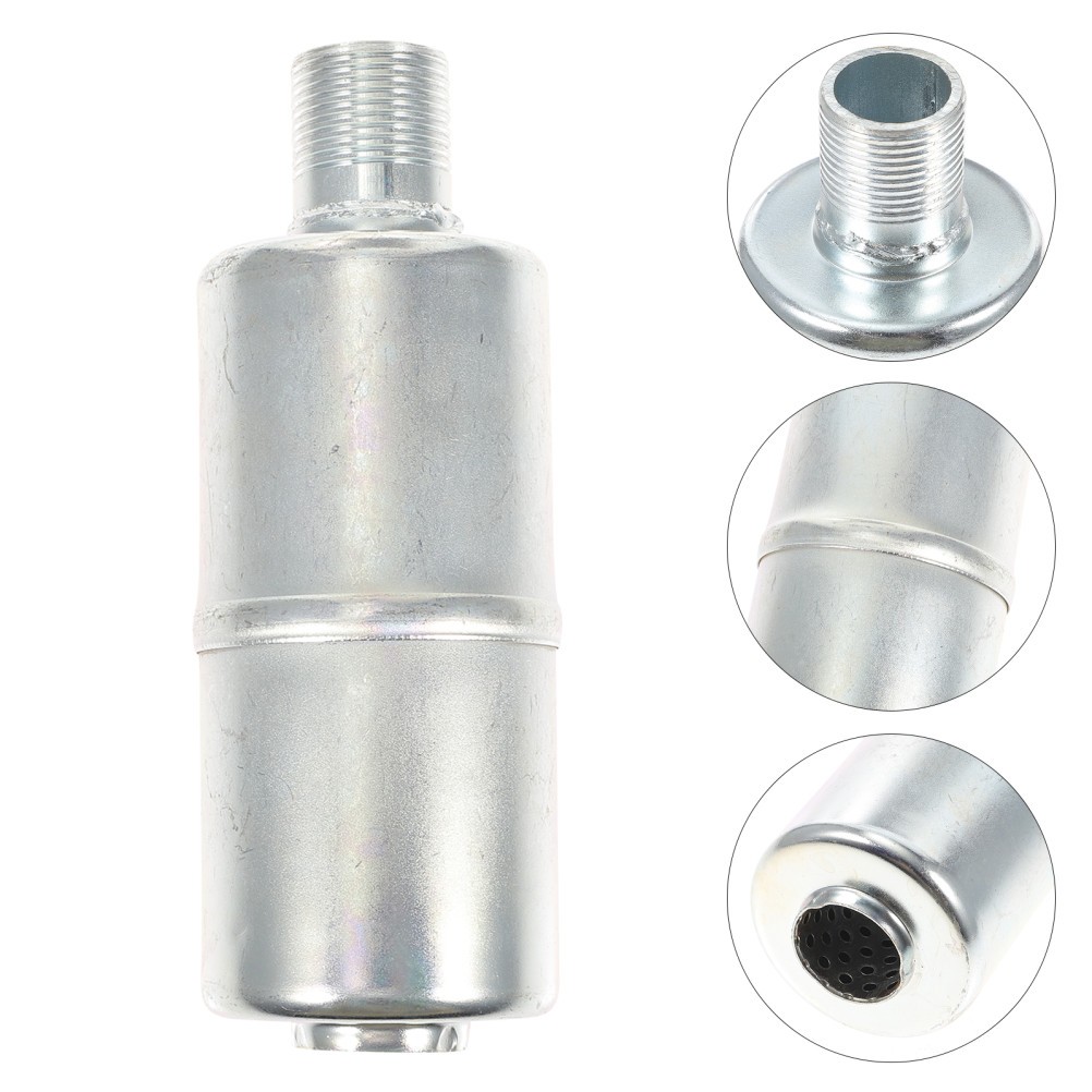 Set of 2 Universal Motorcycle Exhaust Garden Equipment Engine Muffler - Image 2