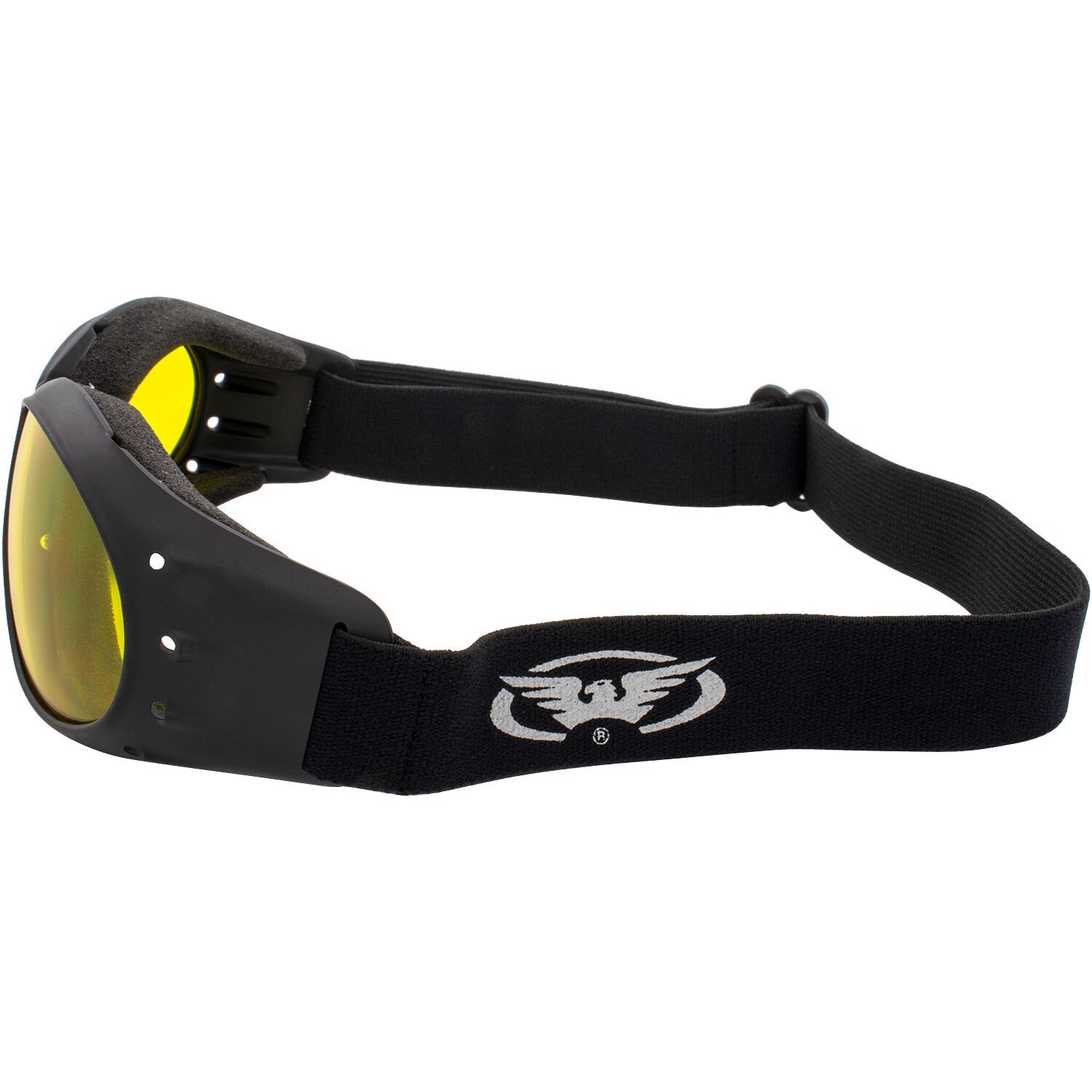 Global Vision Eliminator Red Baron Motorcycle Aviator Dirt Bike Goggles Black - Image 3