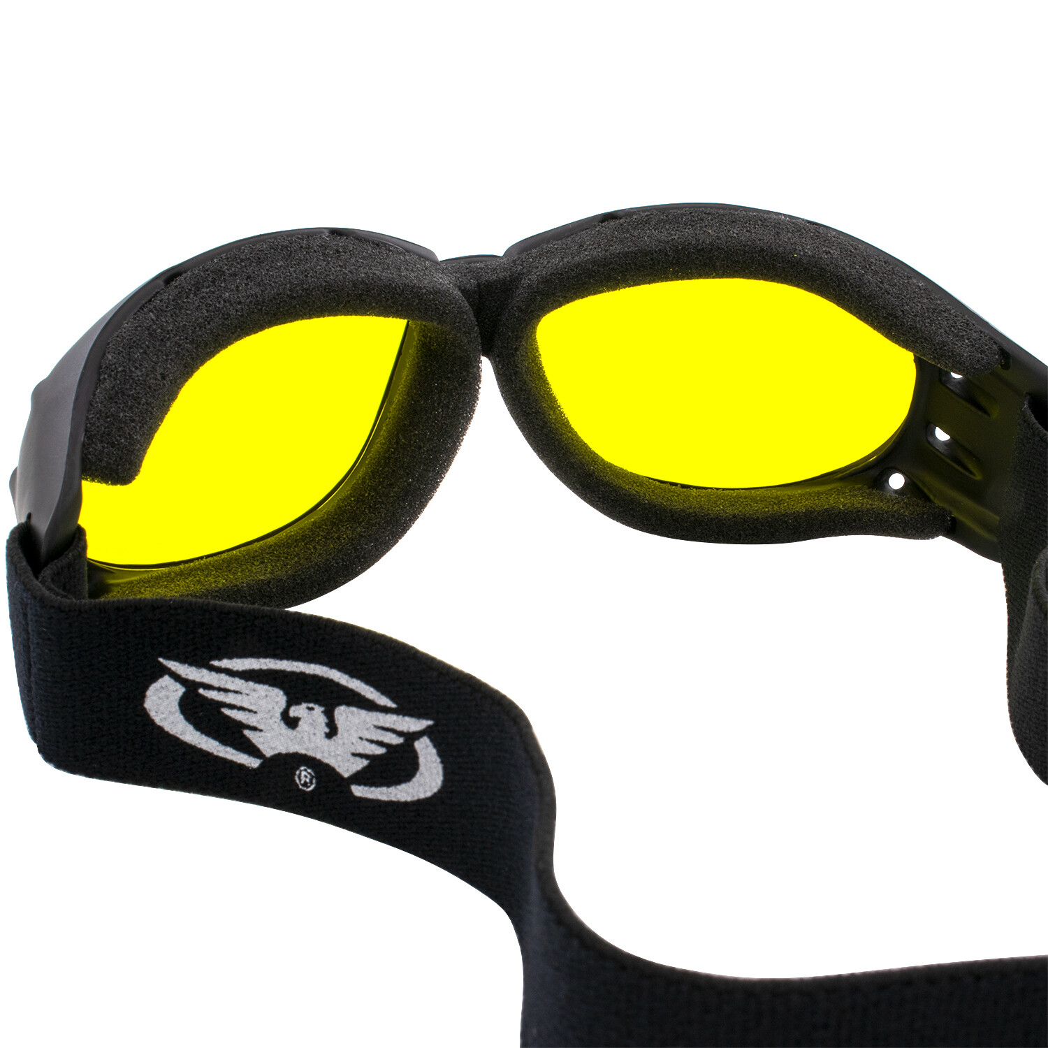 Global Vision Eliminator Red Baron Motorcycle Aviator Dirt Bike Goggles Black - Image 5