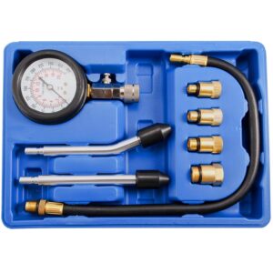 Petrol Engine Cylinder Compression Tester Kit Gauge Tool Automotive Motorcycles