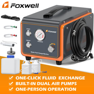 Auto Power Electric Pressure Brake Fluid Bleeder Kit Oil Bleeding Equipment Tool
