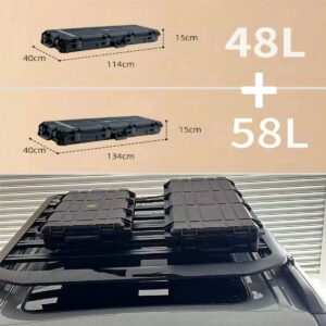 Cargo Cases Waterproof Car Roof Mount Travel Off Road Storage Case Luggage Box