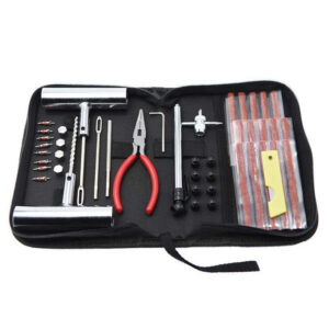 Auto Bike Tire Repair Car Tyre Studding Tool Set Accessories Puncture Plug Set