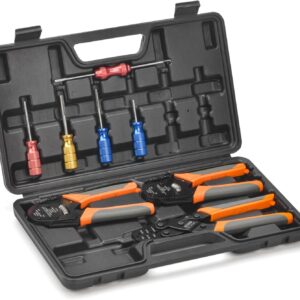 IWISS iCrimp KIT-DC02 Wire Crimping Tool Kit for Deutsch 8PCS, Chrome