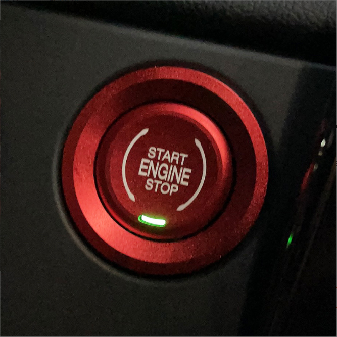 For Chevy Silverado 2022-2026 Engine Push Switch Button Ring Trim Red - Image 5