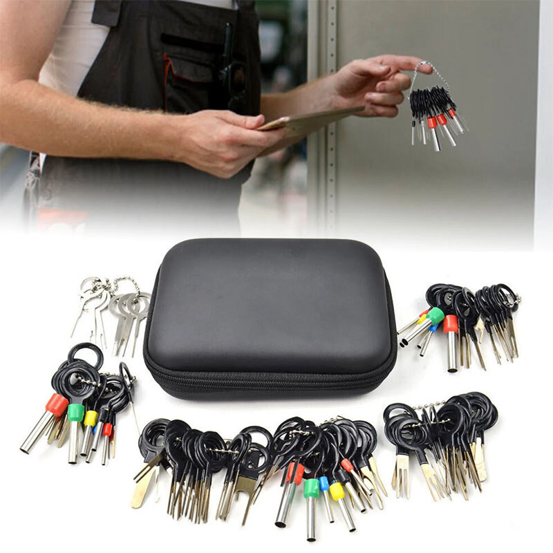 100 Pcs Terminal Removal Tools Kit For Automotive Motorcycle Electronics