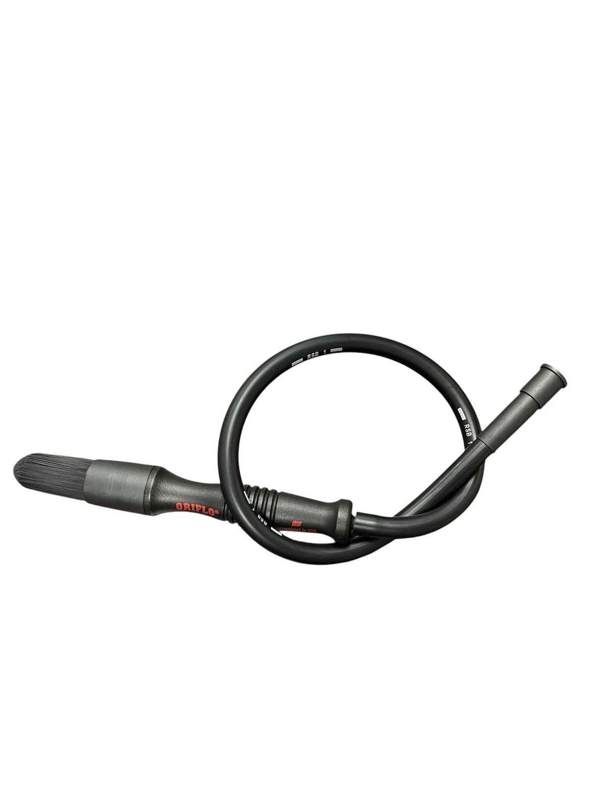 Oriflo With Hose Flow, Black -Thru Parts Washer Brush 10.25 Inches, 4.25 Ounces