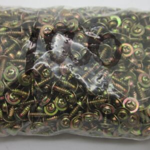 1000 x 6 Gauge Automotive Self Tapping Screws Washer Head Made In Australia