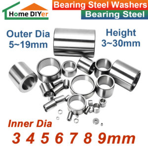 Bearing Steel Washers Shim Rings Inner Dia 3-9mm For Machinery/Automotive Parts