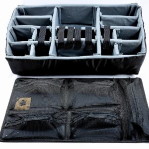 2026 Grey Padded Dividers w Lid Organizer fits Harbor Freight Apache 5800 case