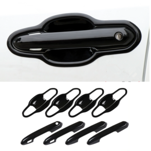 For Toyota RAV4 2019-2025 Bright black Side Door Handle Bowl Cover Trim